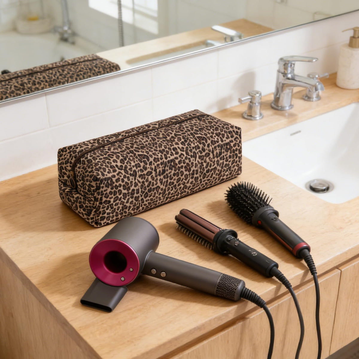 idoltimes multiuse cosmetics toiletry bag doubles as travel organizer