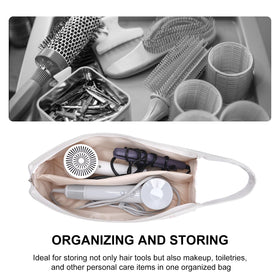 idoltimes quilted floral travel bag keeps Shark FlexStyle attachments neatly organized on the road