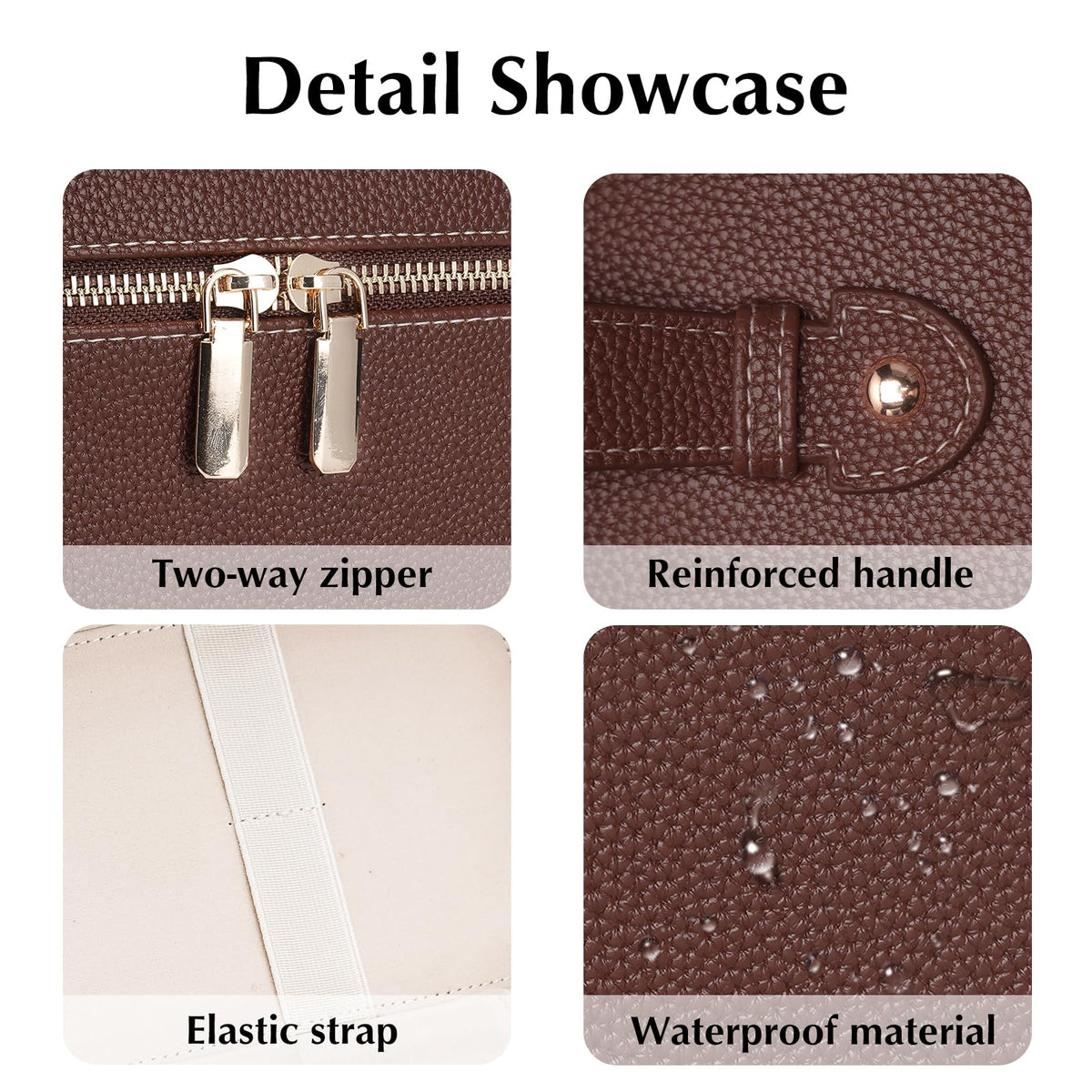 idoltimes waterproof leather surface, easy to wipe clean