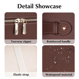 idoltimes waterproof leather surface, easy to wipe clean