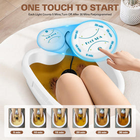 Idudbid ionic foot bath detox machine with easy one-button operation