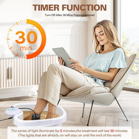 Idudbid ionic foot bath detox machine shows water color change during use