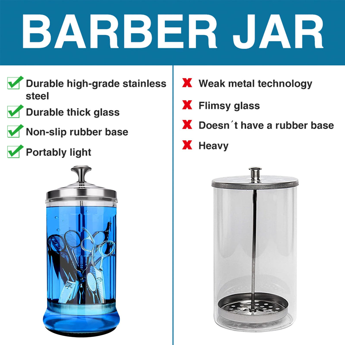 IEBARBER ideal for organizing nail tools and barber supplies in salons.