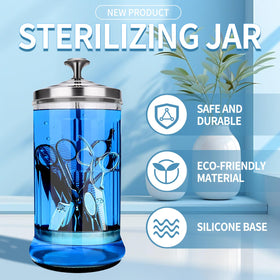 IEBARBER stainless steel lid and filter basket enable contamination-free handling.