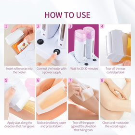IeBilif body waxing in action on legs and arms for reference