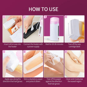 IeBilif Roll-On Wax Warmer suitable for back or chest waxing