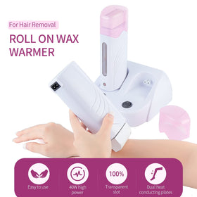 IeBilif wax warmer side view with dual heating chambers for even heat