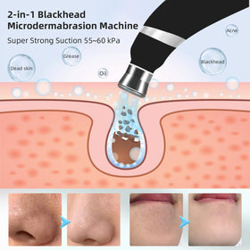 IeBilif machine with strong suction targets pores and deep cleansing.