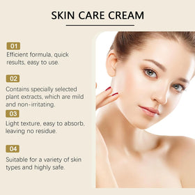 Application demonstration showing gentle massage of iekufes Bee Venom Cream into skin.
