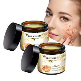 iekufes Bee Venom Cream jar front view, two-pack packaging for daily moisturization.