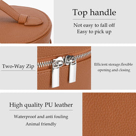 IEMIEBOAMGNOY travel cosmetic bag fits carry-ons for organized trips.