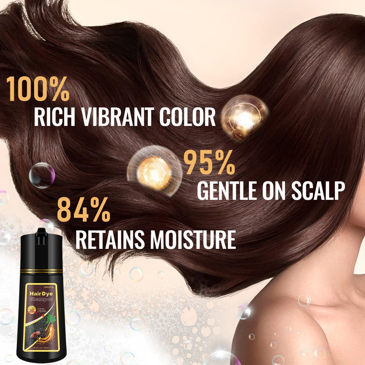 iemokoda Deep Burgundy herbal blend supports color care