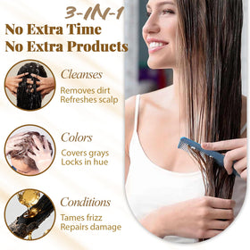 iemokoda hair dye shampoo quick processing timer highlights fast at-home color results