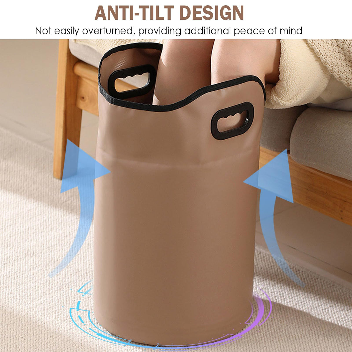 Iensen foot bath basin in use during home soak