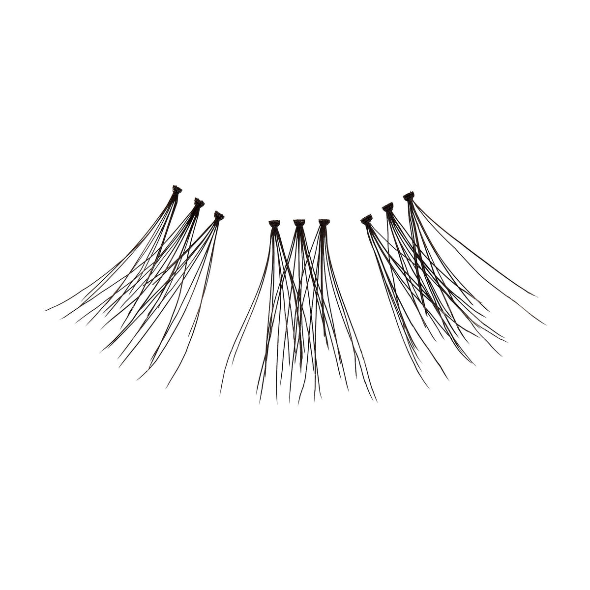 On-eye demonstration of application with tacky glue timing guidance.