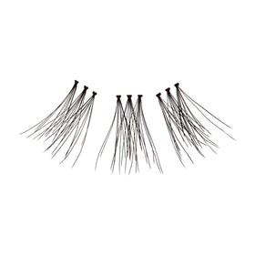 On-eye demonstration of application with tacky glue timing guidance.
