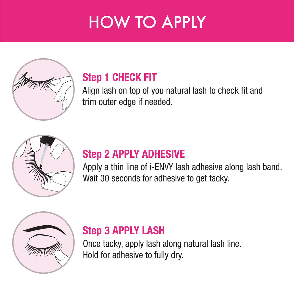 Soft 100% human-hair lashes shown up close.