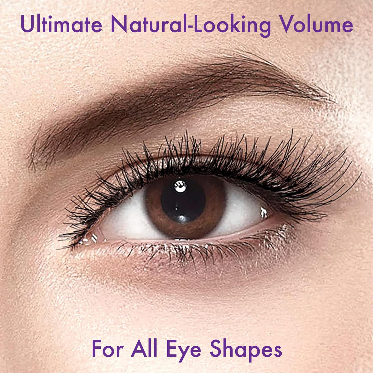 iENVY Feathered lashes close-up: ultra-light texture that feels barely there.