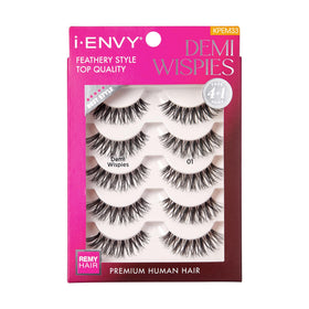 Lashes compatible with iENVY Lash Adhesive for secure adhesion.