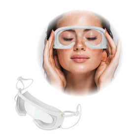 iENVY Lash Guard front view with ear straps for secure shower wear