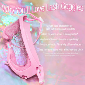 iENVY Lash Guard nose opening detail for comfortable splash protection