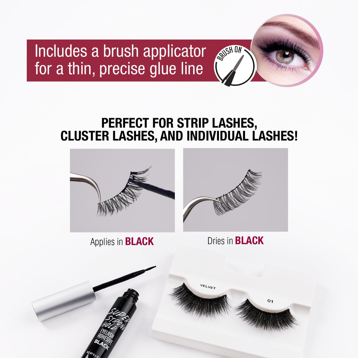 iENVY latex-free hypoallergenic packaging shot emphasizing eye-friendly design