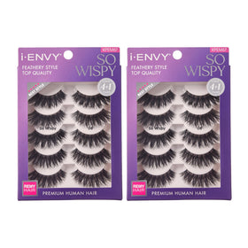 iENVY So Wispy lashes pack 1: soft, natural volume for daily wear.