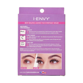 iENVY Versatile lashes: complements large, round, and almond eye shapes.