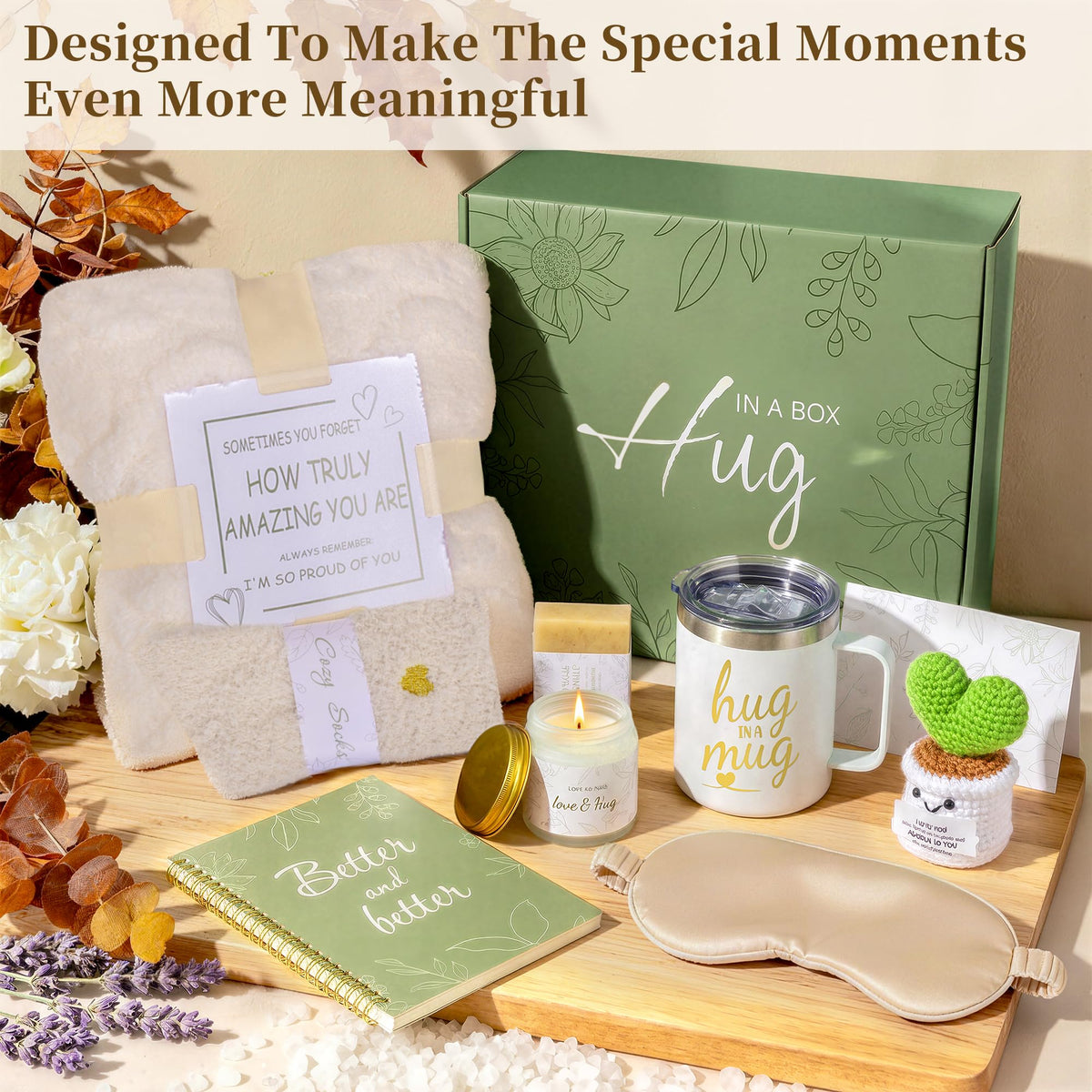 iFaveorr hug in a mug set with candle for daily rituals