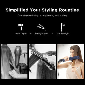 IG INGLAM Air Straightener uses smart heat control to protect hair from damage.