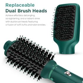 IG INGLAM hair dryer brush cool shot locks your style.