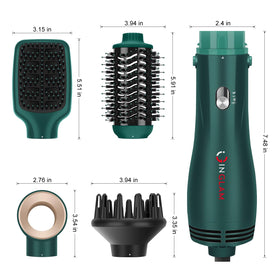IG INGLAM hair dryer brush ETL certified for safe home use.