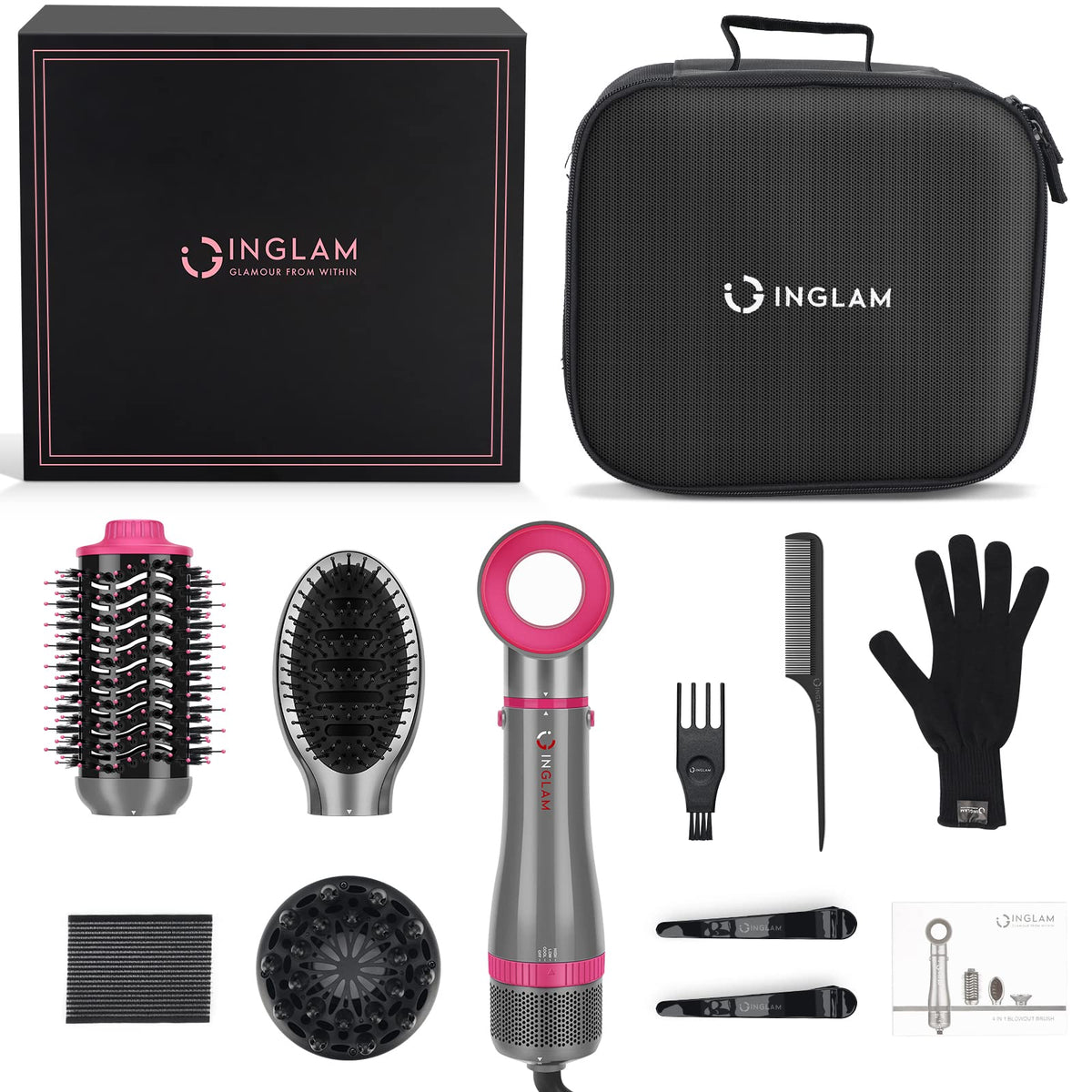 IG INGLAM three heat settings for customized styling