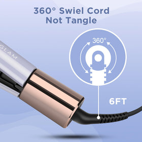 IG INGLAM iron with LCD displays 11 adjustable temperatures for hair types