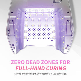 iGel Beauty Hybrid Pro 2.0 lamp with removable tray for easy sanitation