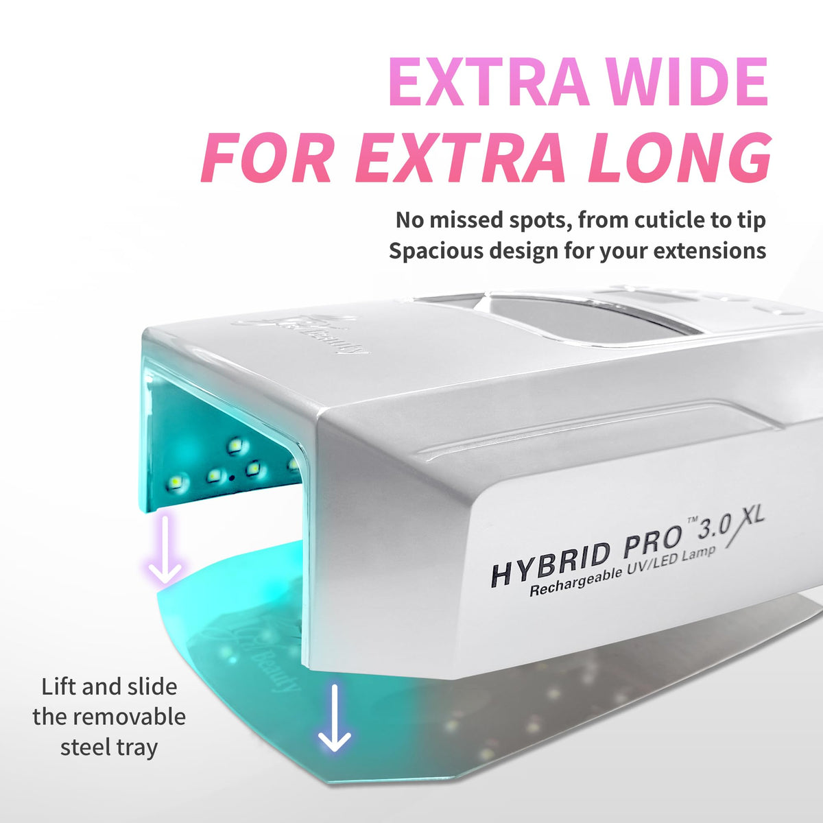 Igel Beauty Hybrid Pro 3.0 XL cordless design enables flexible salon sessions.