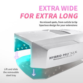 Igel Beauty Hybrid Pro 3.0 XL cordless design enables flexible salon sessions.