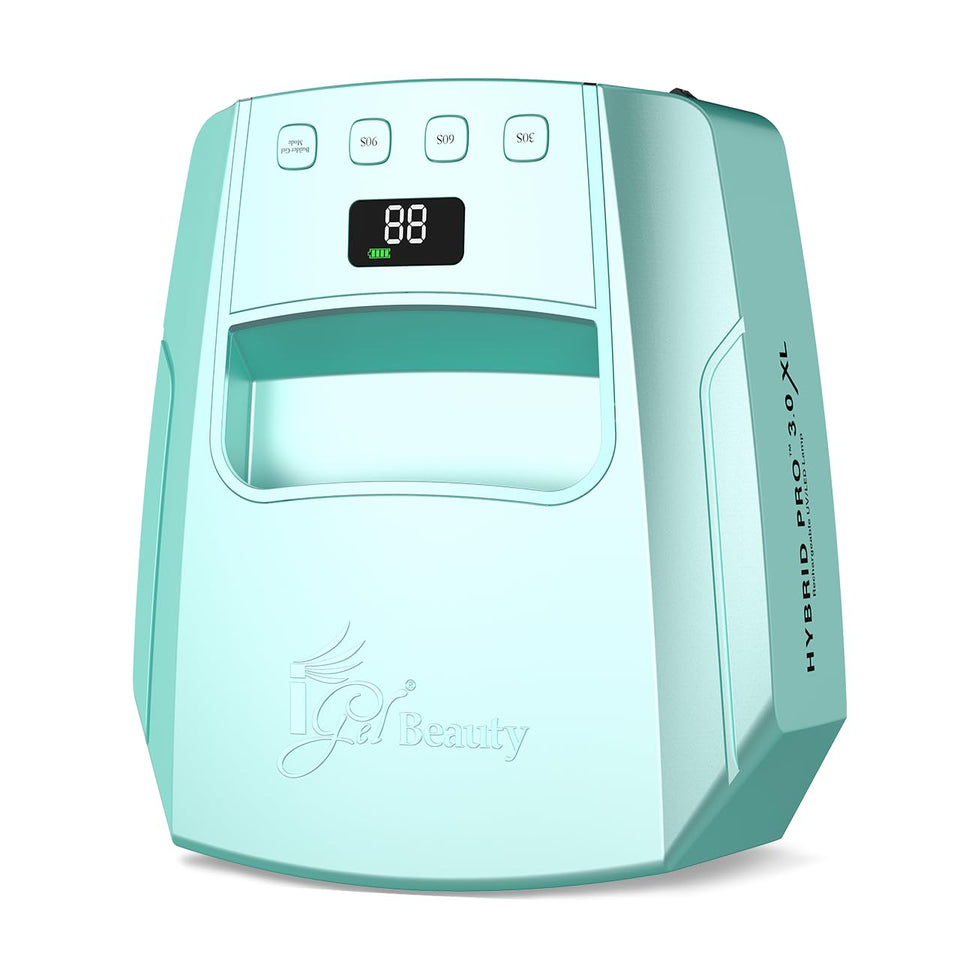 iGel Beauty Hybrid Pro 3.0 XL front view, wireless curing for busy salons