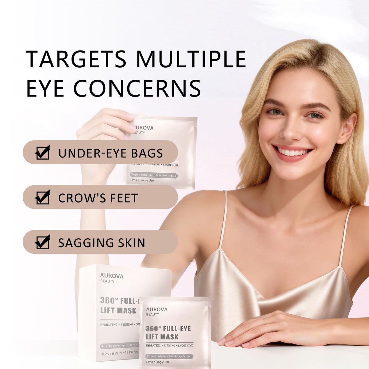 Vitamin C-infused formula energizes the under-eye area