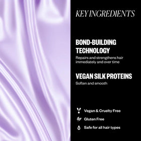 IGK Antisocial Dry Hair Mask applied to dry hair before bed for overnight care.