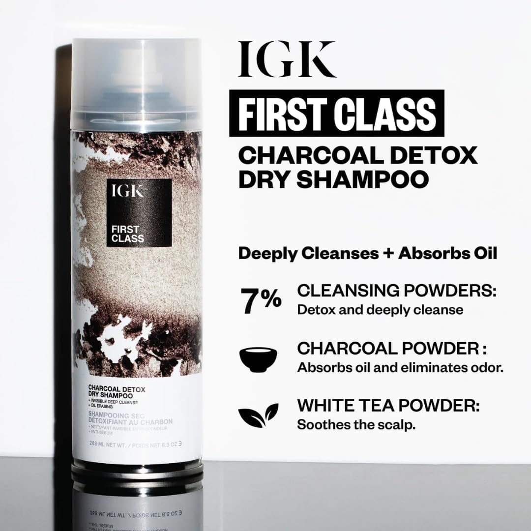 IGK Antisocial overnight mask application on hair