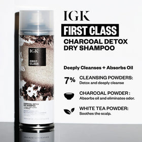 IGK Antisocial overnight mask application on hair