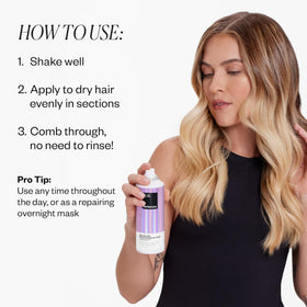 IGK Antisocial hair shine and softness close-up