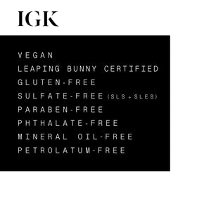 IGK Club Lights Clear Gloss smooths frizz on rough hair