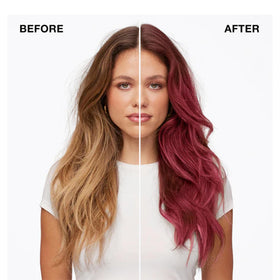 IGK Color Depositing Mask Pink 2000 glossy finish after conditioning
