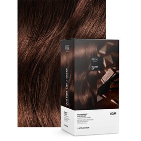 IGK Color Kit application with gloves enabling clean at-home color application