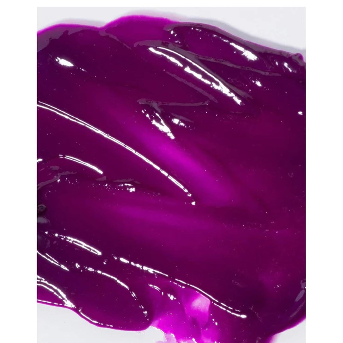 IGK Cyber Tokyo hair after use shows glossy, even violet tone and hydration