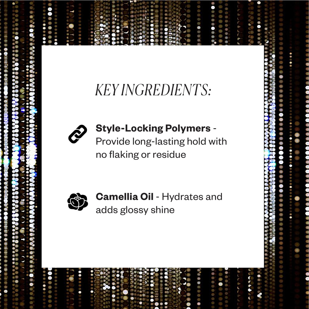 IGK Done Deal humidity-resistance graphic highlights frizz control.