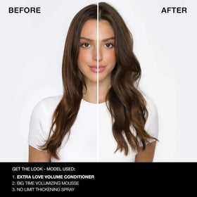 IGK Extra Love label closeup highlighting vegan, clean conditioning formula