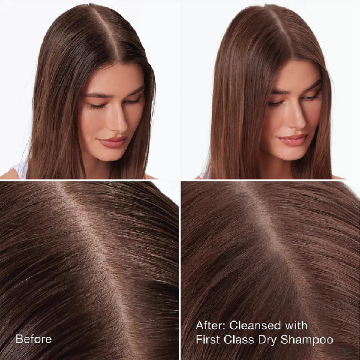 IGK First Class Charcoal Detox Dry Shampoo delivering volume and texture boost.